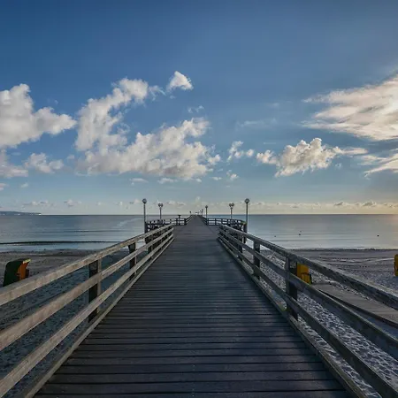 Отель Strandhotel Zur Promenade Остзебад Бинц